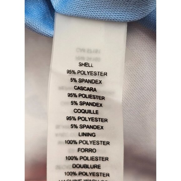 Women's - Vince Camuto Blue Floral Flared Dress, Size 12 - Picture 6 of 9